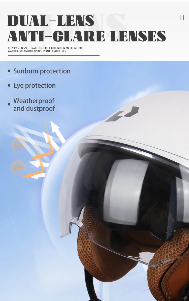 Four seasons universal electric car helmet unisex models motorbike helmet half helmet full helmet protective helmet