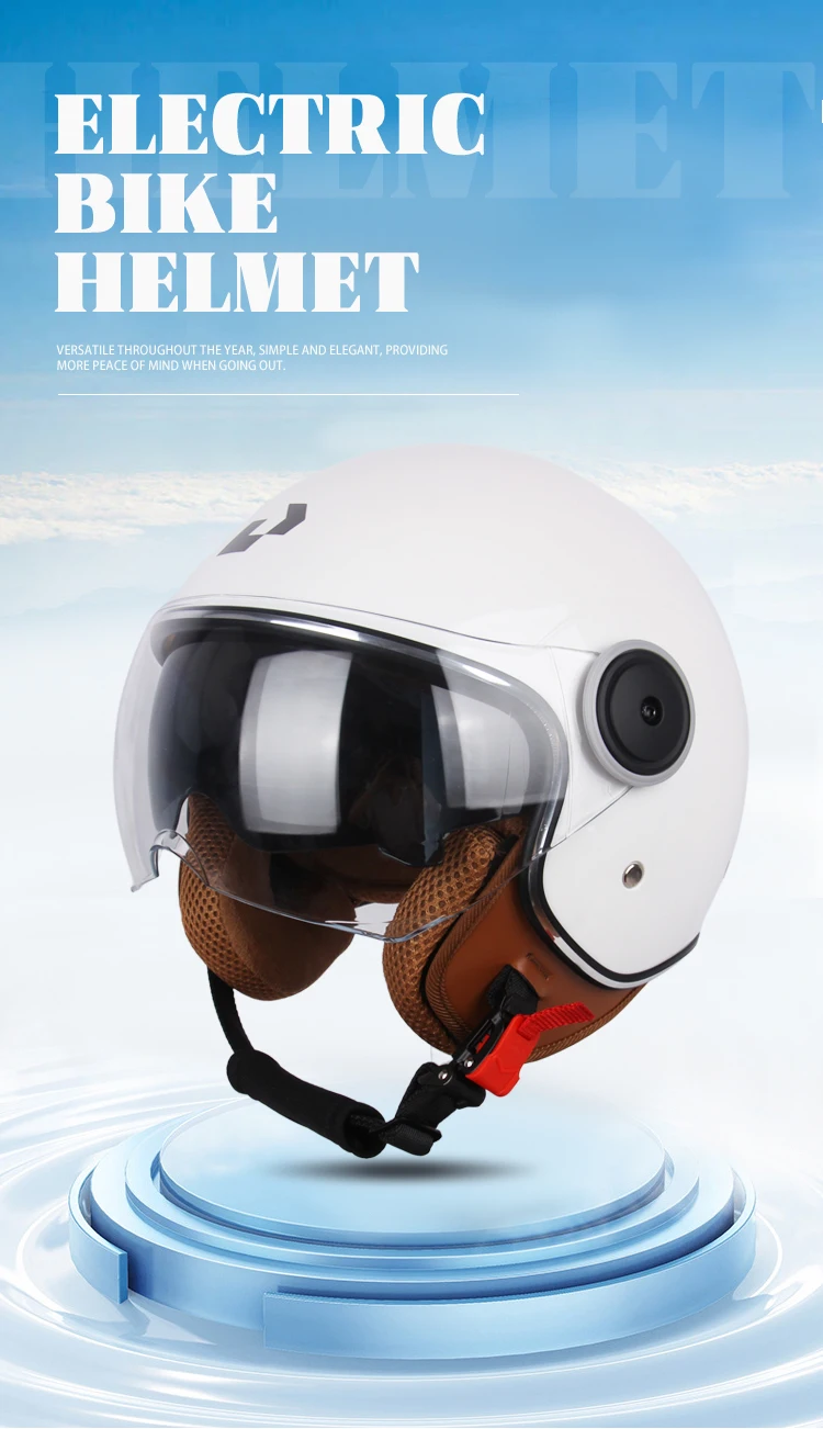 Four seasons universal electric car helmet unisex models motorbike helmet half helmet full helmet protective helmet