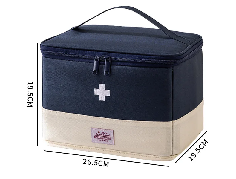 Portable First Aid Kit Bags Medicine Medical Large Storage Bag Pouch Camping Emergency Home Outdoor Travel Handle Bag Organizer