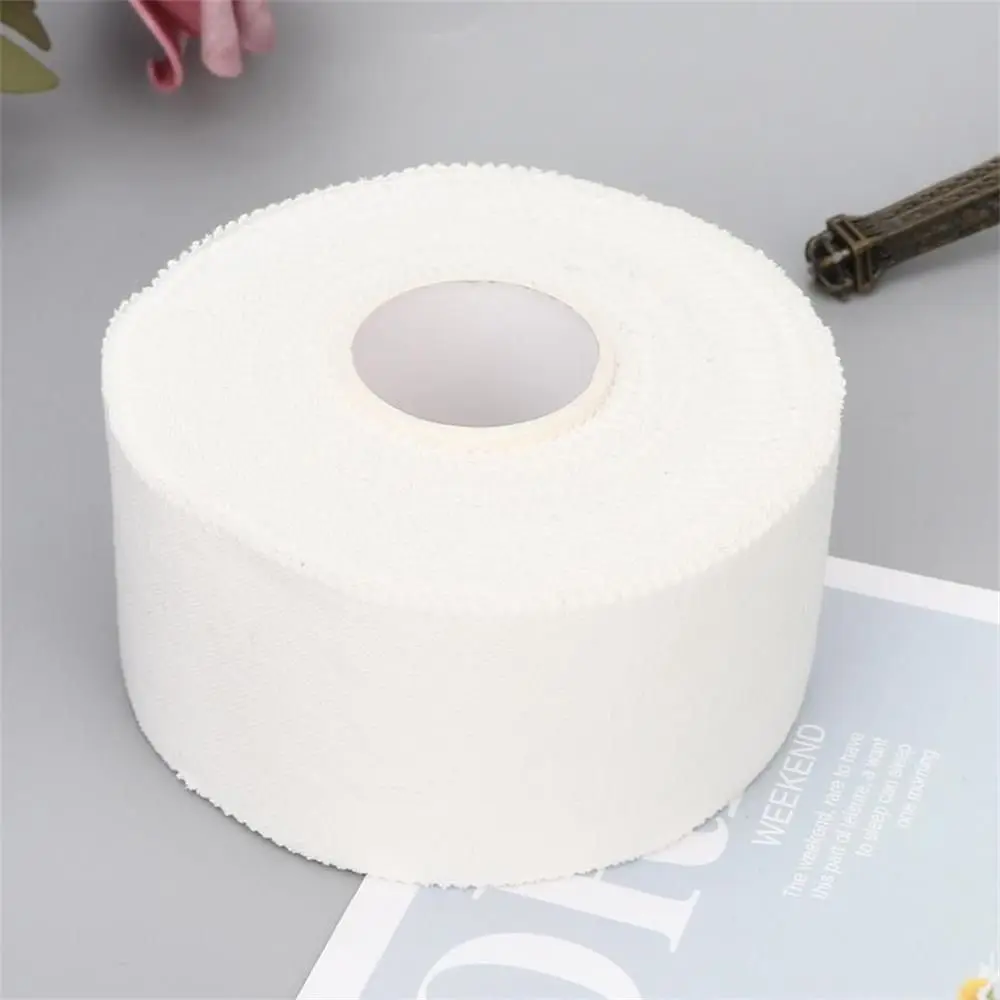 1PC Medical Waterproof Cotton White Premium Adhesive Tape Sport Binding Physio Muscle Elastic Bandage Strain Injury Care Support