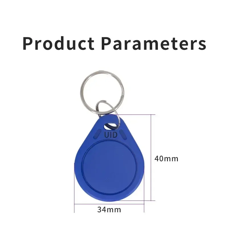 UID 5/10/20PCS 13.56Mhz RFID Replaceable write smart token Multi-colour Copy Keychain Write Copy Clone Clasp tag for Mif 1k S50