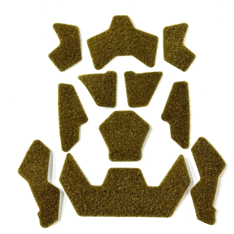 1 Set Helmet Padding Kit Self Adhesive Super High Cut Helmet Velcros Universal Tape Helmet Padding Stickers for Football Helmet