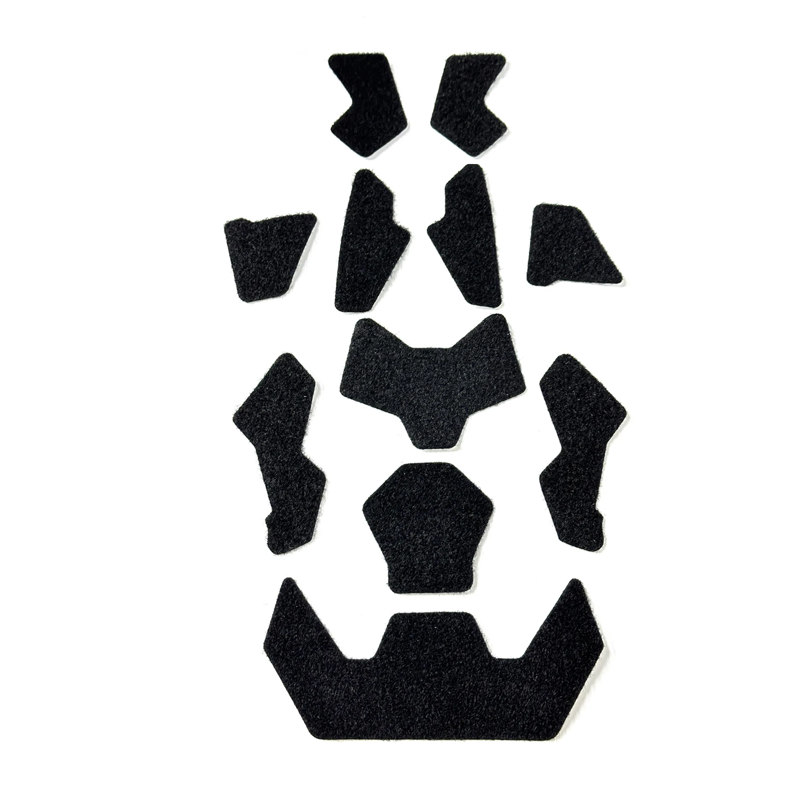 1 Set Helmet Padding Kit Self Adhesive Super High Cut Helmet Velcros Universal Tape Helmet Padding Stickers for Football Helmet