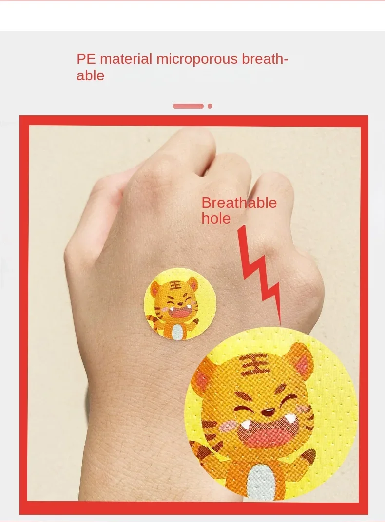 120pcs Cute Cartoon Medical Patch Waterproof Wound Adhesive Bandages Dustproof Breathable First Band Aid Adhesive for Kids