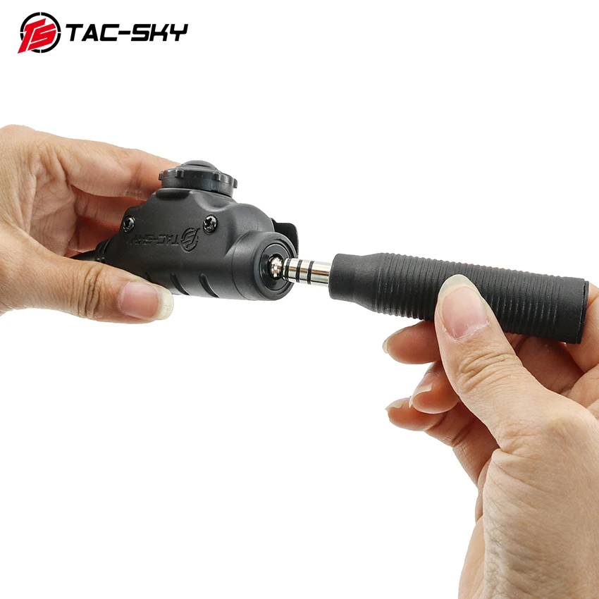 TS TAC-SKY Tactical Headset Adapter U-174 NATO/Military To Civilian Wiring Adapter for PeltorComta / Msa Sordin / TCI Hi-threat