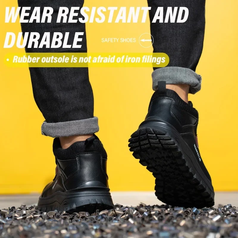 6KV Safety Shoes Fashionable Men's Insulated Are Waterproof Puncture Slip Resistant Comfortable and Breathable