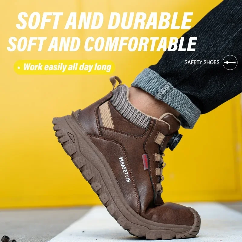 6KV Safety Shoes Fashionable Men's Insulated Are Waterproof Puncture Slip Resistant Comfortable and Breathable
