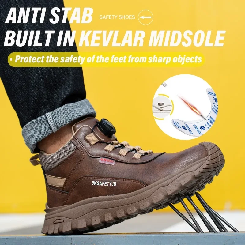 6KV Safety Shoes Fashionable Men's Insulated Are Waterproof Puncture Slip Resistant Comfortable and Breathable