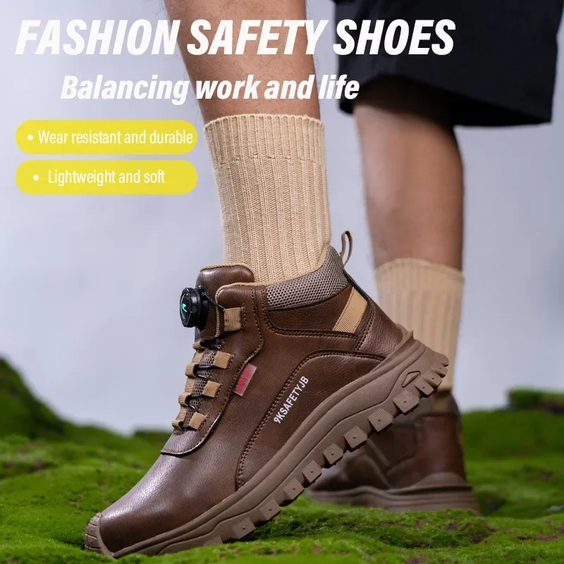 6KV Safety Shoes Fashionable Men's Insulated Are Waterproof Puncture Slip Resistant Comfortable and Breathable