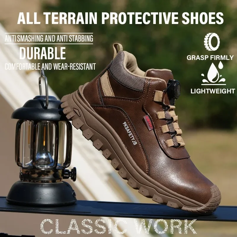 6KV Safety Shoes Fashionable Men's Insulated Are Waterproof Puncture Slip Resistant Comfortable and Breathable