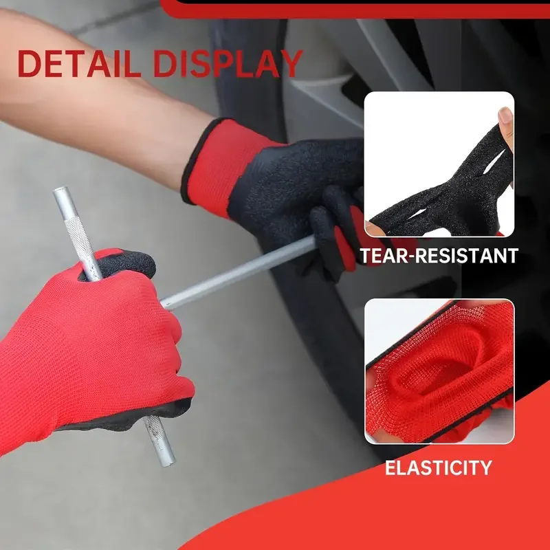 20Pieces/10Pairs Professional Working Protective Gloves For Men Construction Women Garden Nylon Running Glove Obtained CE EN388.