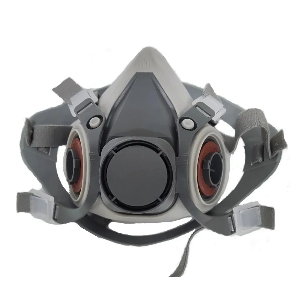 6200 Gas Mask Body For Spray Paint Decoration Chemical Dust Mask Body Protect Toxic Steam Filter Respirator Reusable Half Mask