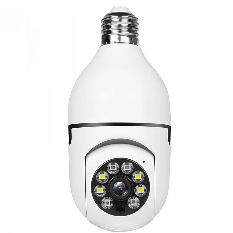 ICSEE 1080P Wifi Bulb E27 Surveillance Camera Color Night Vision 360° Rotating Automatic Human Tracking Two-way Talk Smart Home