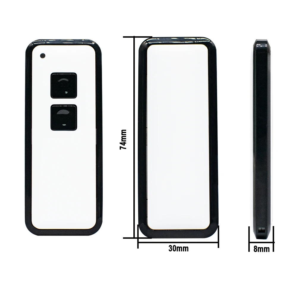 MINI-NOVOTRON 522 524 Garage Door Remote Control 433.92mhz Rolling Code Gate Keychain Transmitter