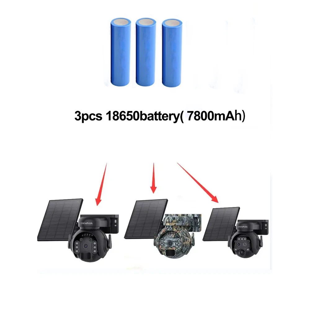 SHIWOJIA Solar Panels Suitable for Outdoor Solar Cameras