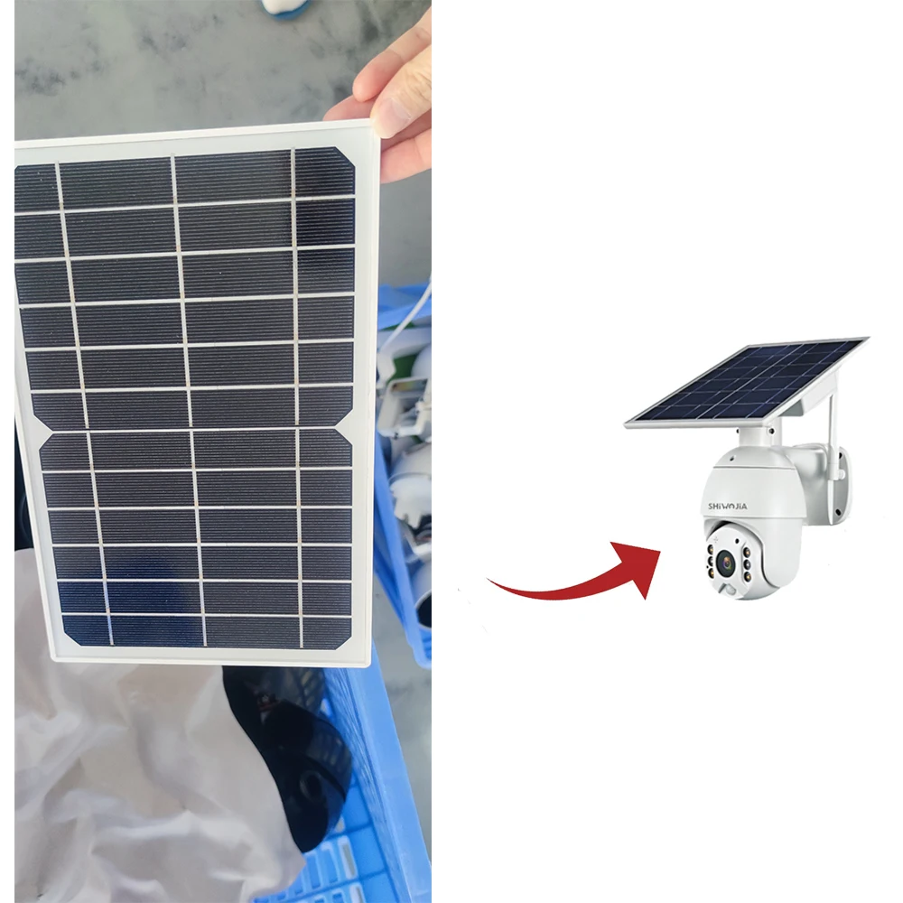 SHIWOJIA Solar Panels Suitable for Outdoor Solar Cameras