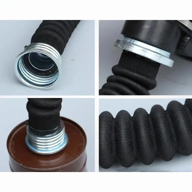 0.5M, 1M, 5M, 40MM Interface Gas Mask Snorkel Wear Resistant Anti-Aging Gas Mask and Filter Connecting Pipe