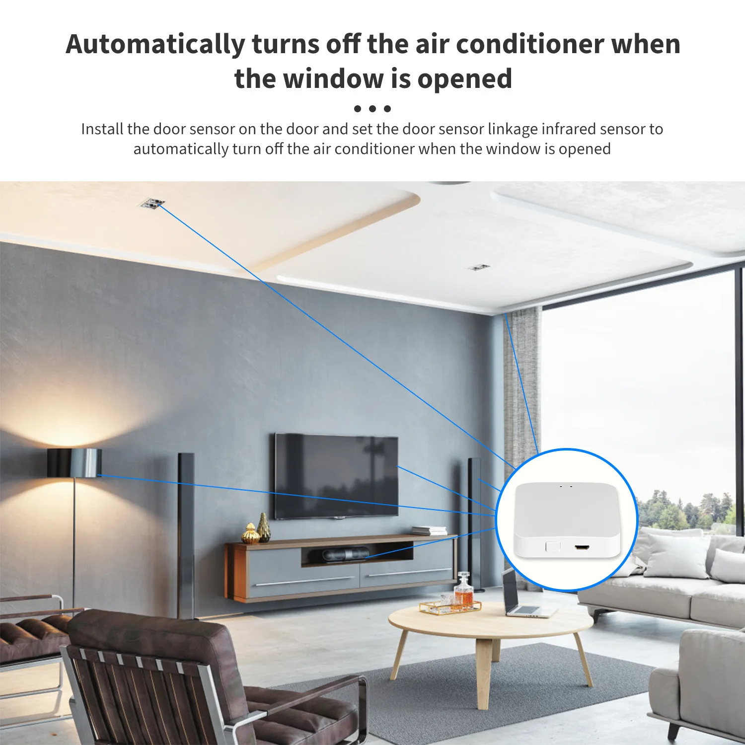 GIMDOW Smart Door Lock Hotel Apartment Intelligent Sticker Installation Bluetooth-Compatible Tuya Smart App Electronic Lock