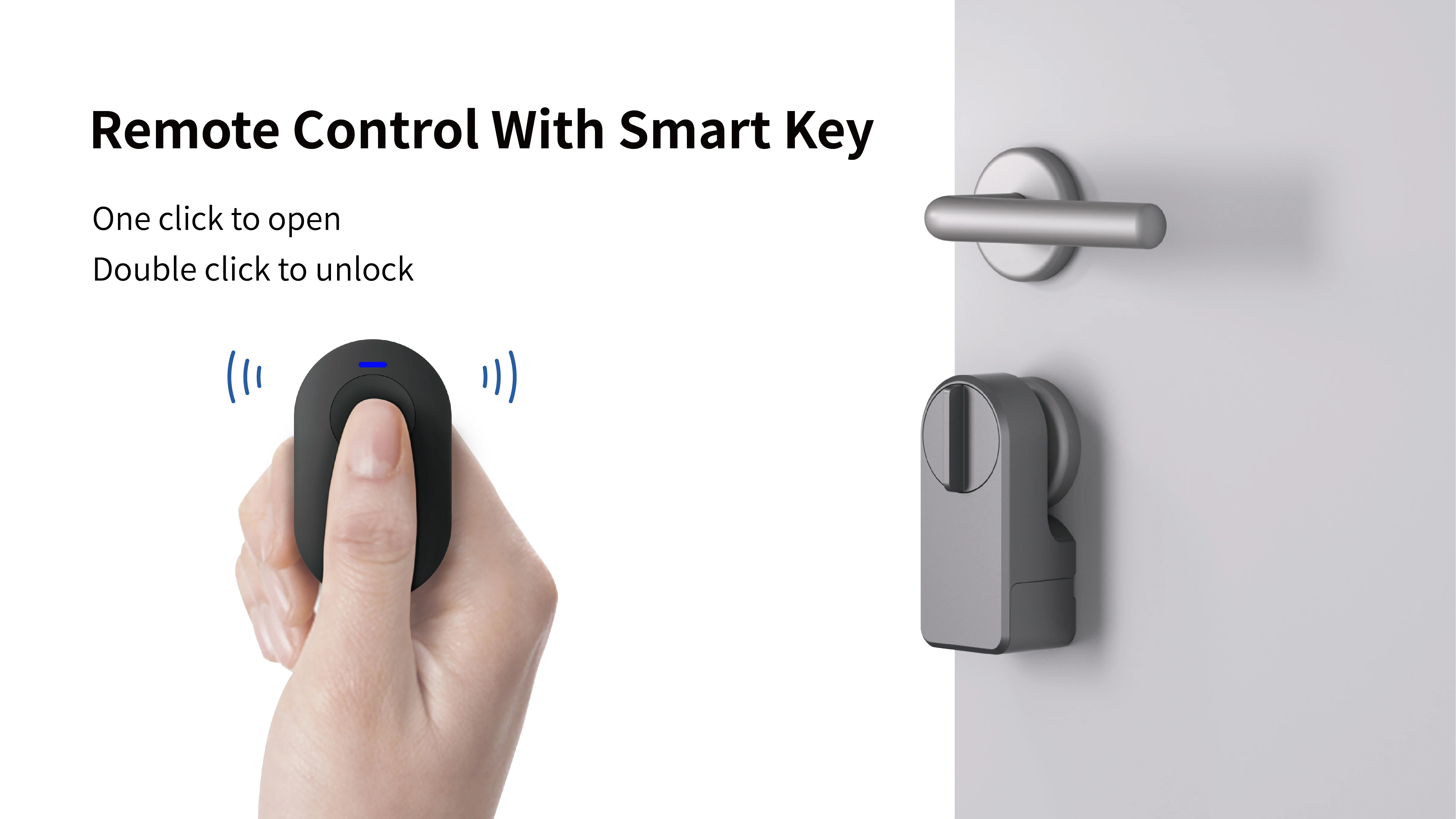 GIMDOW Smart Door Lock Hotel Apartment Intelligent Sticker Installation Bluetooth-Compatible Tuya Smart App Electronic Lock