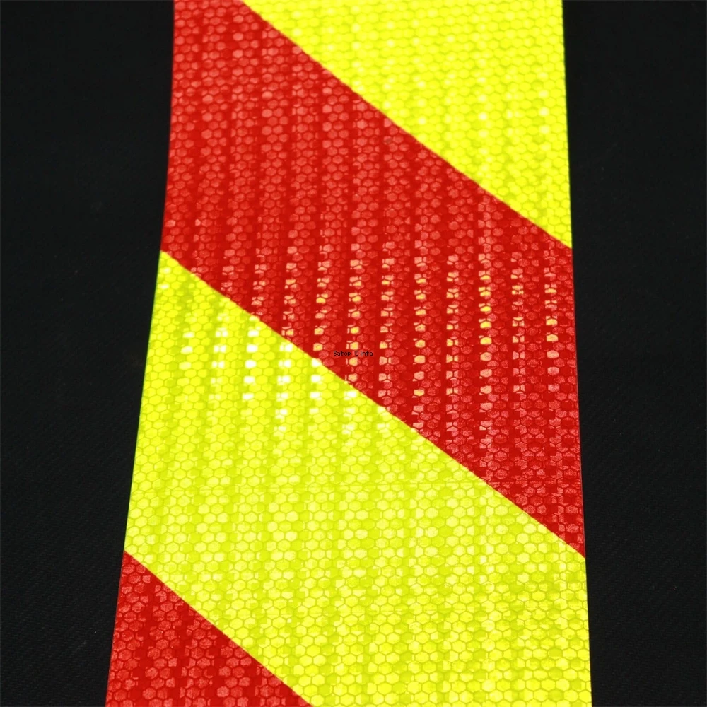 DIY 10CM*1M High Visibility Twill Reflective Tape Strip Self Adhesive Waterproof Warning Safety Reflector Sticker For Motorcycle