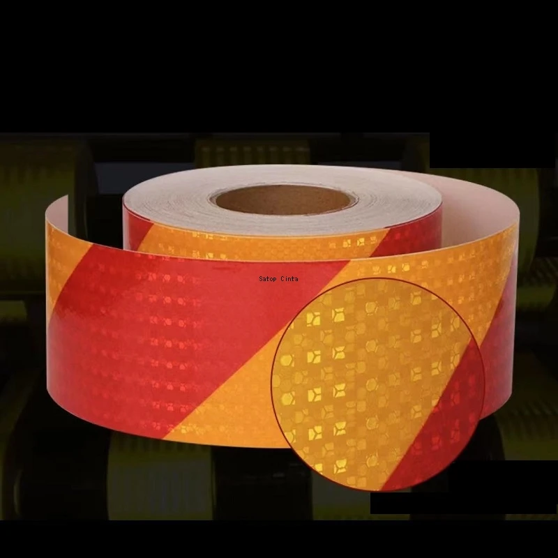 DIY 10CM*1M High Visibility Twill Reflective Tape Strip Self Adhesive Waterproof Warning Safety Reflector Sticker For Motorcycle