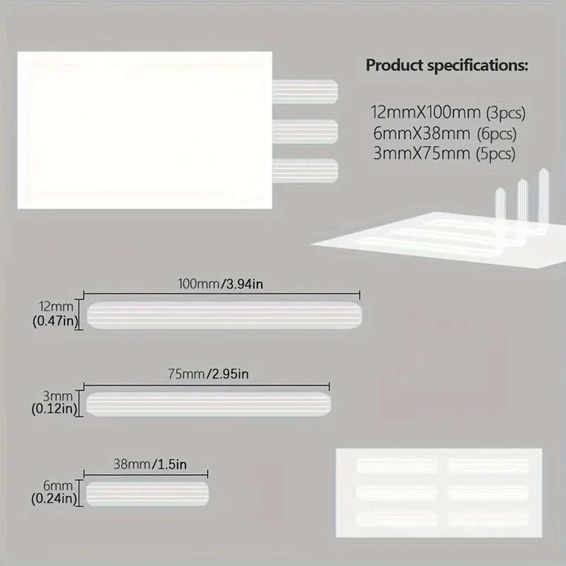 1PC Sterile Strip First Aid Travel Wound Skin Closures Medical Surgical Adhesive