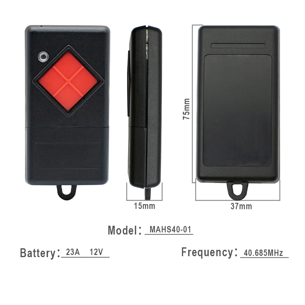 For 1CH 40.685mhz MAHS40-01 Wireless Handheld Transmitter 40mhz for Garage Gate Door