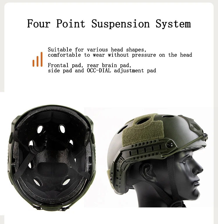 High Quality Protective Paintball Wargame Tactical Helmet Army Airsoft Tactical FAST Helmet Protective Helmet Fast Helmet