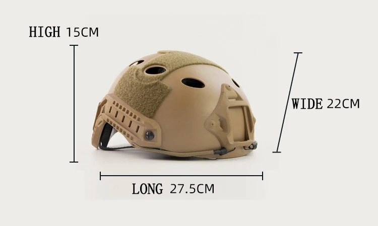High Quality Protective Paintball Wargame Tactical Helmet Army Airsoft Tactical FAST Helmet Protective Helmet Fast Helmet