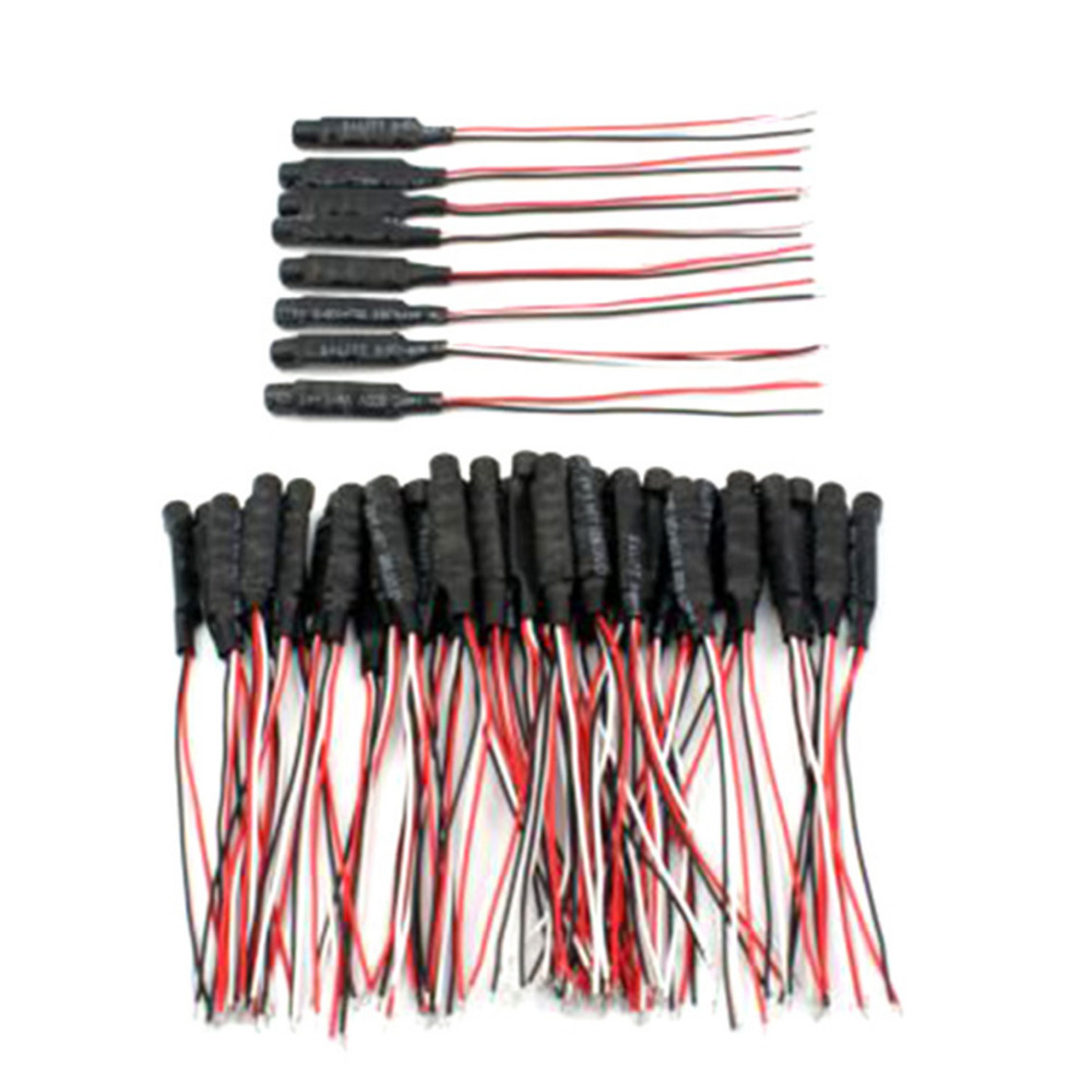 10 PCS CCTV Microphone Mini Sound Monitor Audio Device 56db Tiny High Sensitive Microphone for CCTV Security Camera DC6-12V