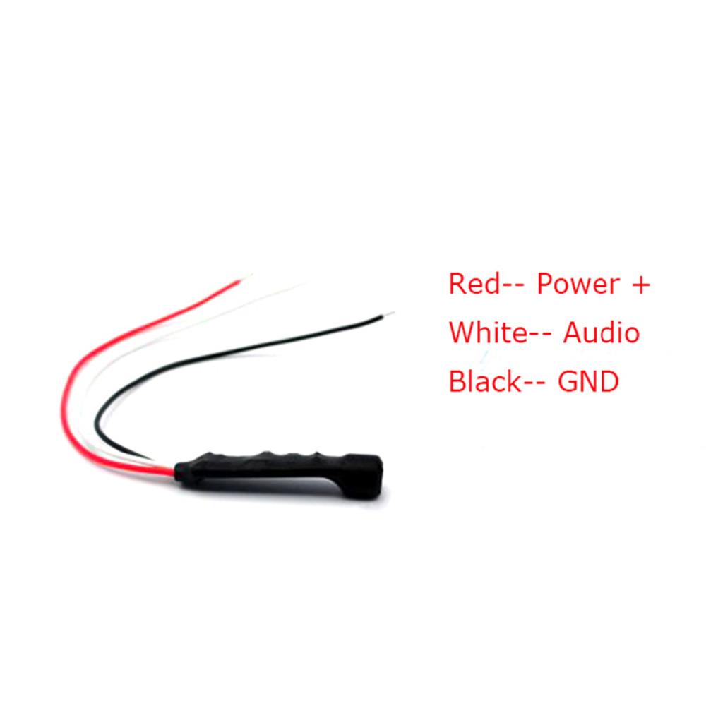 10 PCS CCTV Microphone Mini Sound Monitor Audio Device 56db Tiny High Sensitive Microphone for CCTV Security Camera DC6-12V