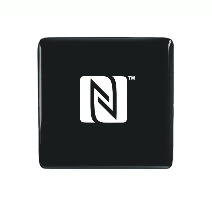 Laser Background Anti Metal NFC Ntag216 Epoxy Label Sticker RFID Tag for All NFC Enabled Phones