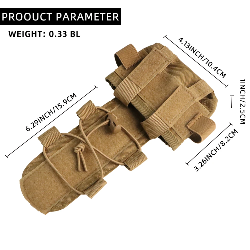 Battery Pouch Tactical Helmet MK1 Counterweight Pouch Helmet NVG Battery Pack Balance Weight Bag Helmets Accessories