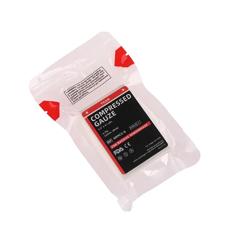 1Pc Medical Z-fold Sterile Compressed Gauze Vacuum-Sealed First Aid Gauze Pads Ideal for Wound Care and Emergency Kits