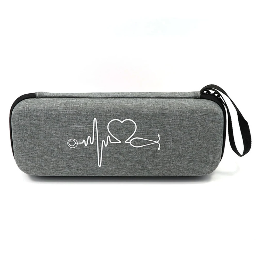 EVA Travel Portable Medical Stethoscope Storage Box First Aid Kit Mesh Pockets Case for 3M Littmann Cardiology III Stethoscope