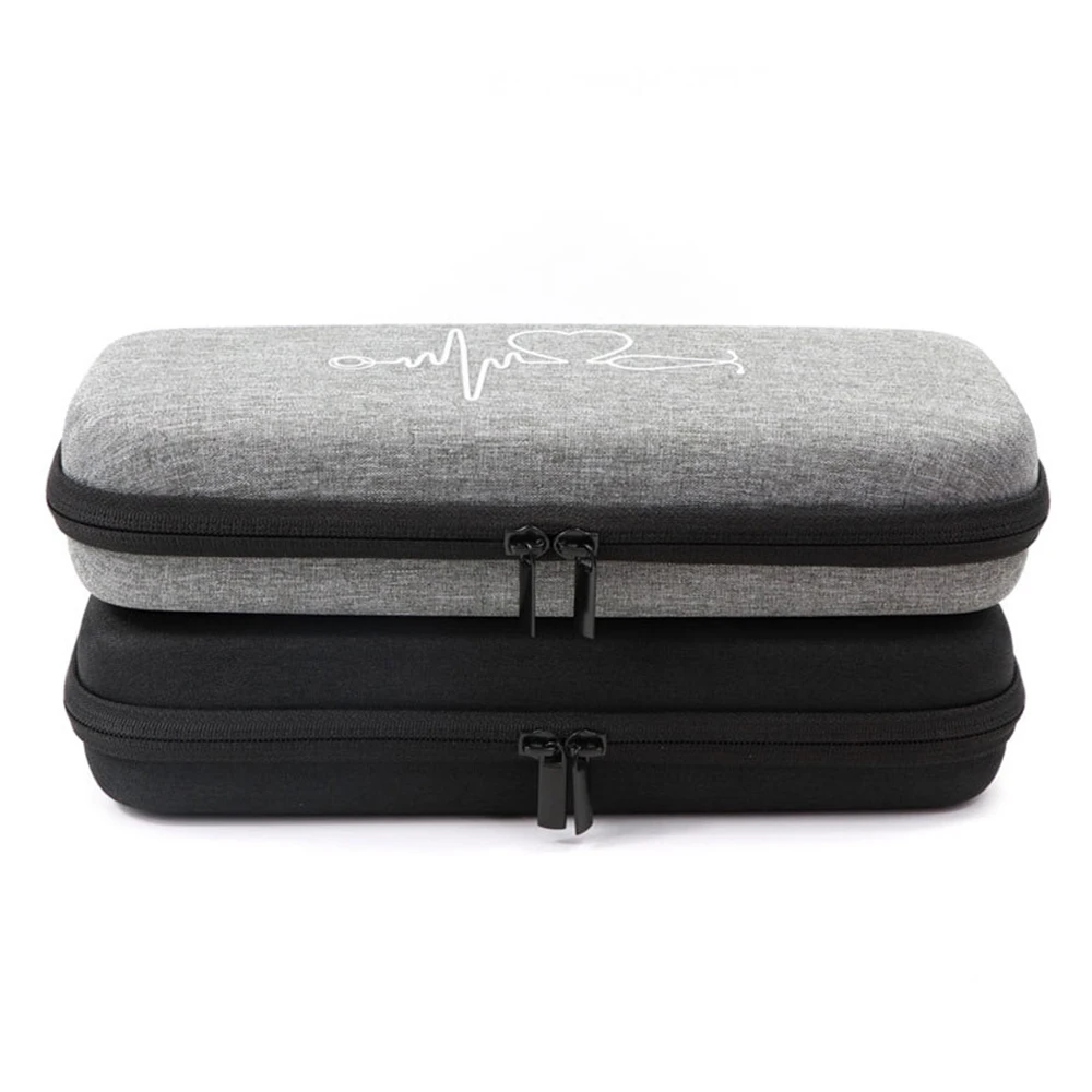 EVA Travel Portable Medical Stethoscope Storage Box First Aid Kit Mesh Pockets Case for 3M Littmann Cardiology III Stethoscope
