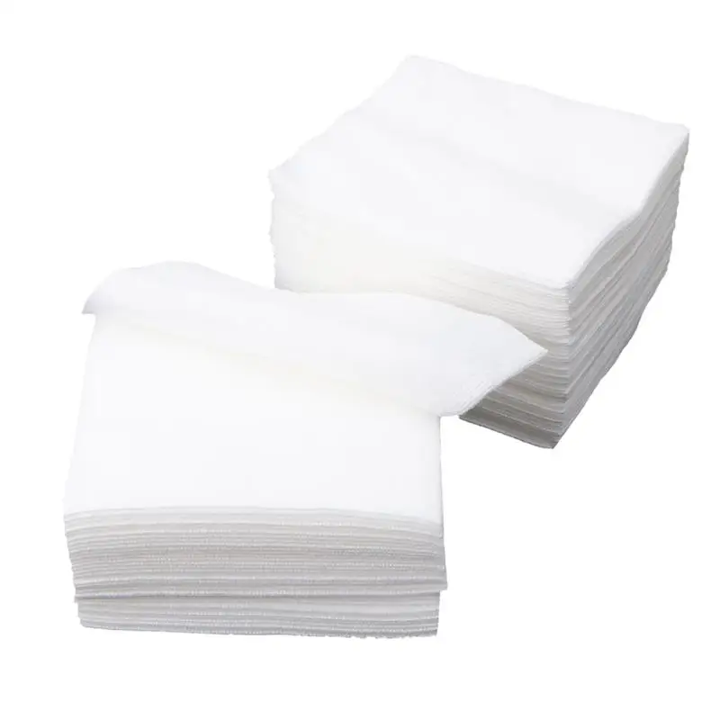 300pcs Non Woven Gauze Pad First Aid Gauze Sponges For Wound Care Sterile Gauze Flexible Breathable Cotton Pad unfolding 20cm