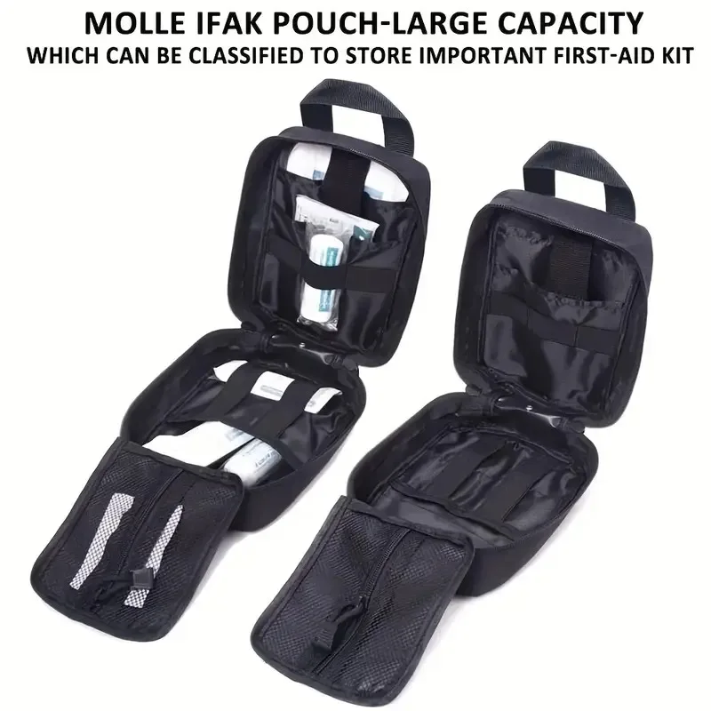 Outdoor First Aid Bag EDC Molle Medical Kit IFAK Survival Emergency Pack EDC Travel Fishing Camping Hiking Hunting Accessories