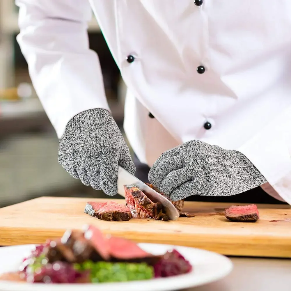 HPPE Level 5 Safety Anti Cut Gloves High-strength Industry Kitchen Gardening Anti-Scratch Anti-cut Glass Cutting Multi-Purpose