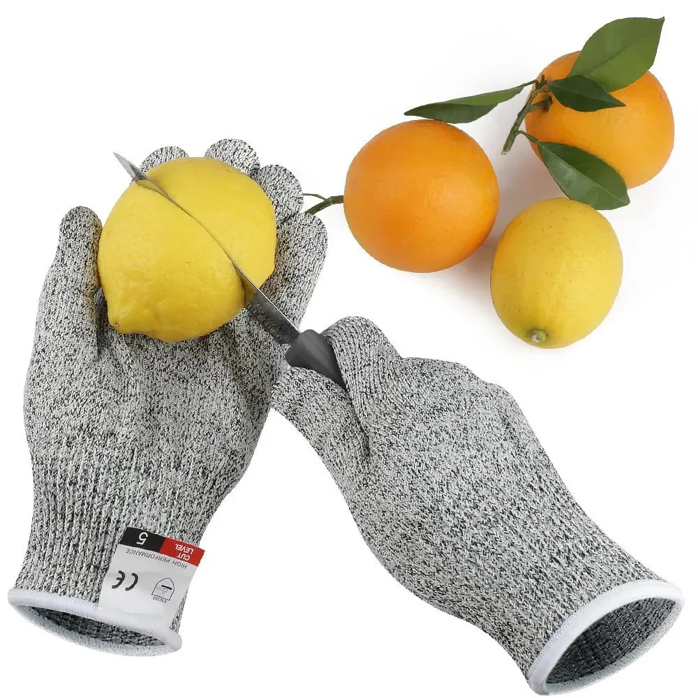 HPPE Level 5 Safety Anti Cut Gloves High-strength Industry Kitchen Gardening Anti-Scratch Anti-cut Glass Cutting Multi-Purpose