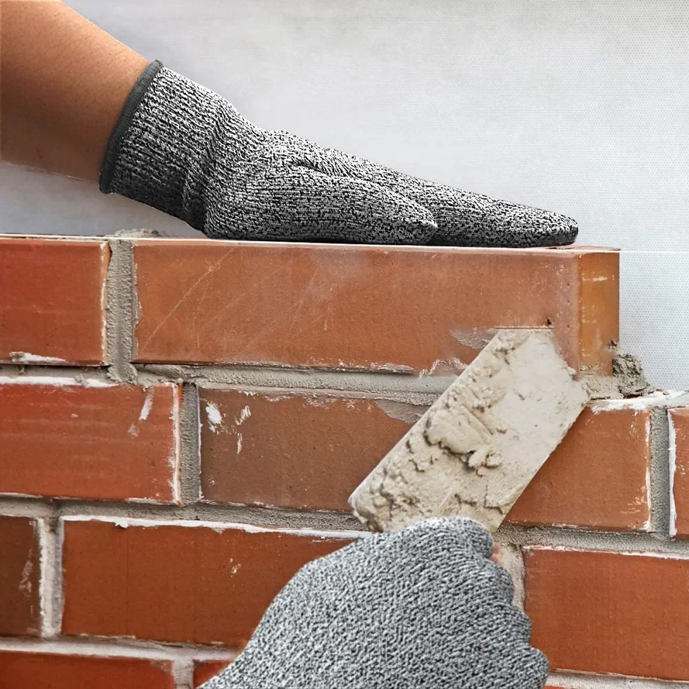 HPPE Level 5 Safety Anti Cut Gloves High-strength Industry Kitchen Gardening Anti-Scratch Anti-cut Glass Cutting Multi-Purpose