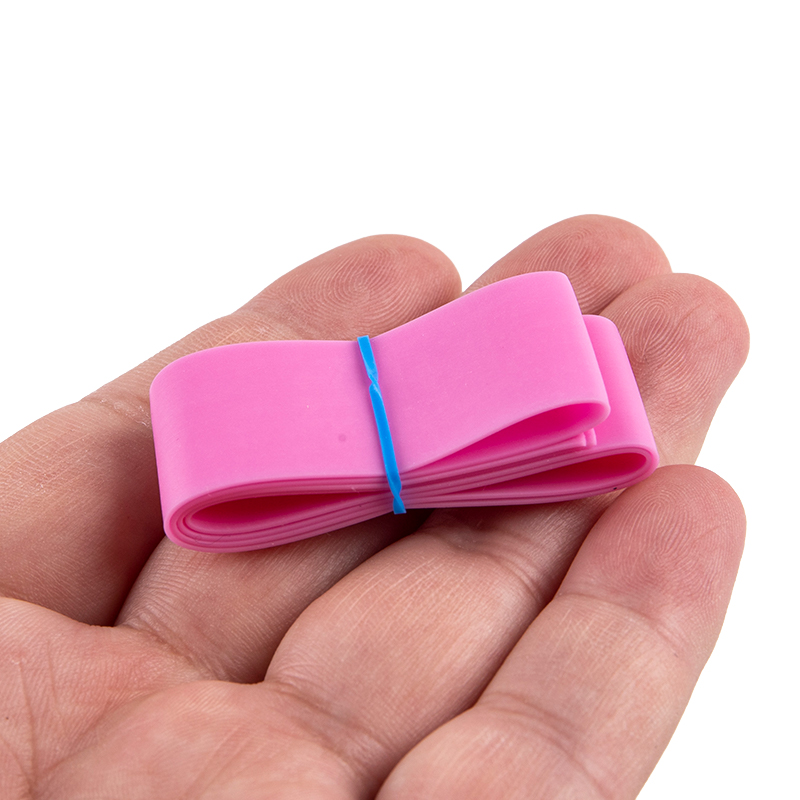 10strips Pre Cut Pink Elastic Belt Disposable Tourniquet First Aid Kit Product Medical Rubber Tourniquet Disposable Tourniquet