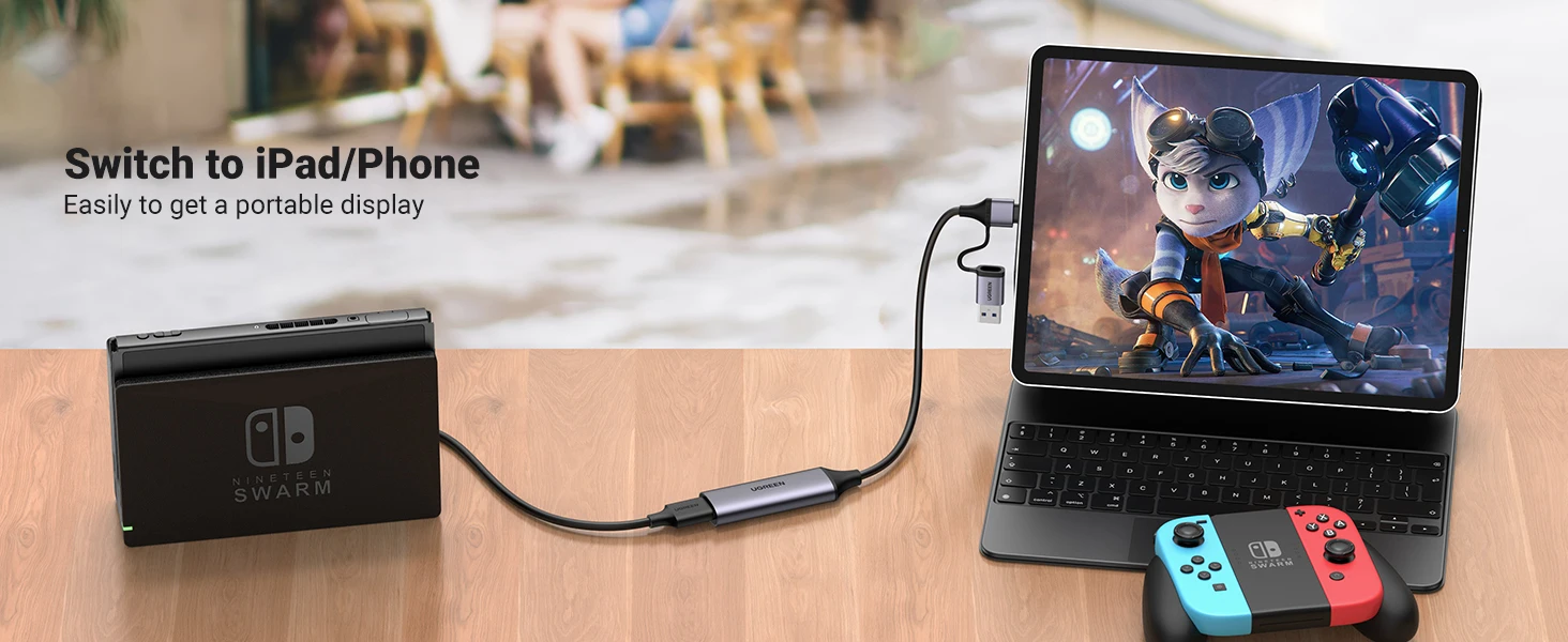 UGREEN HDMI Video Capture Card 1080P@60Hz HDMI to USB Type C Video Grabber Box for PC Computer Camera Live Streaming Record