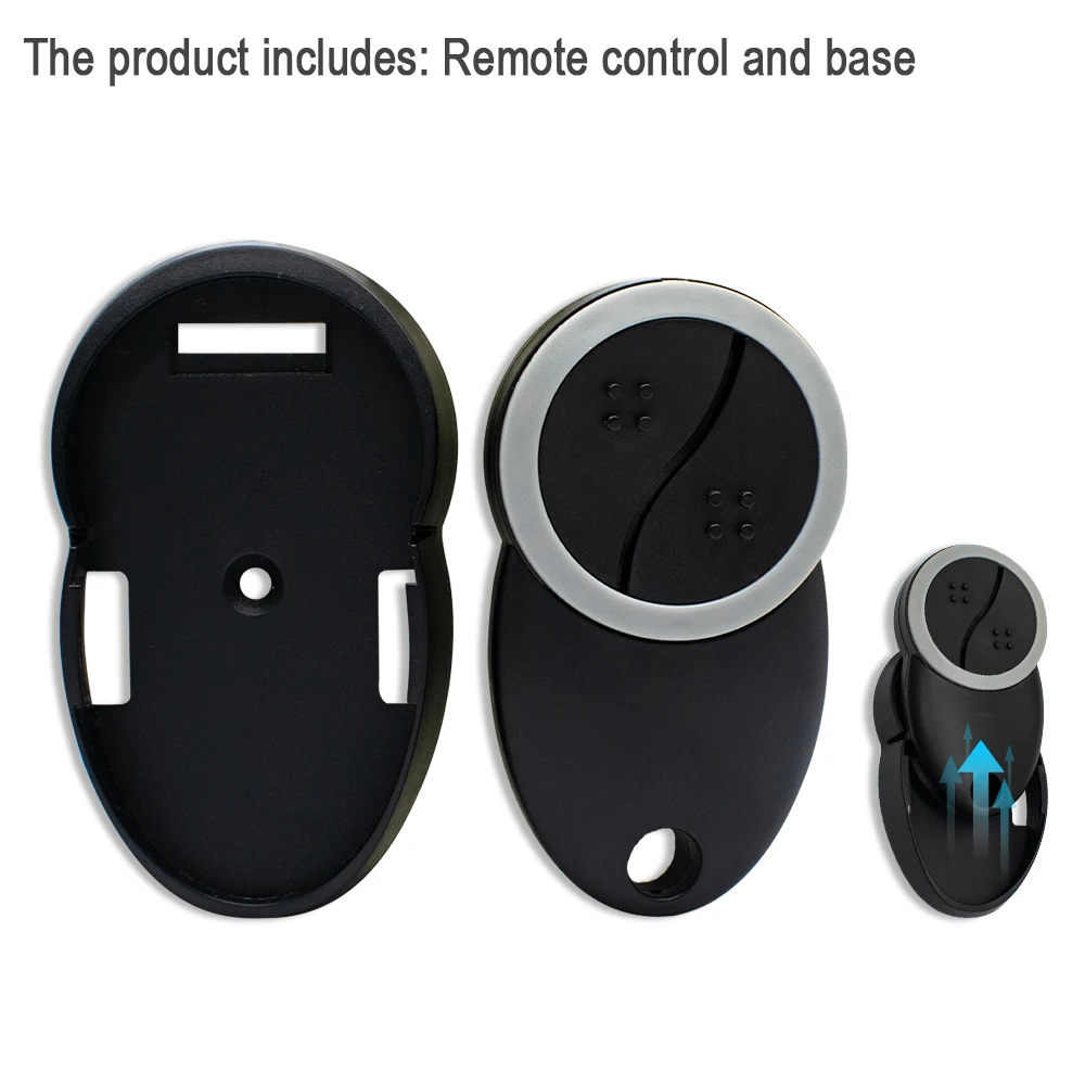 TELECO TXP-433-A01 TXP-433-A02 TXP-433-A04 Garage Door Remote Control 433.92MHz Rolling Code Transmitter Gate Keychain