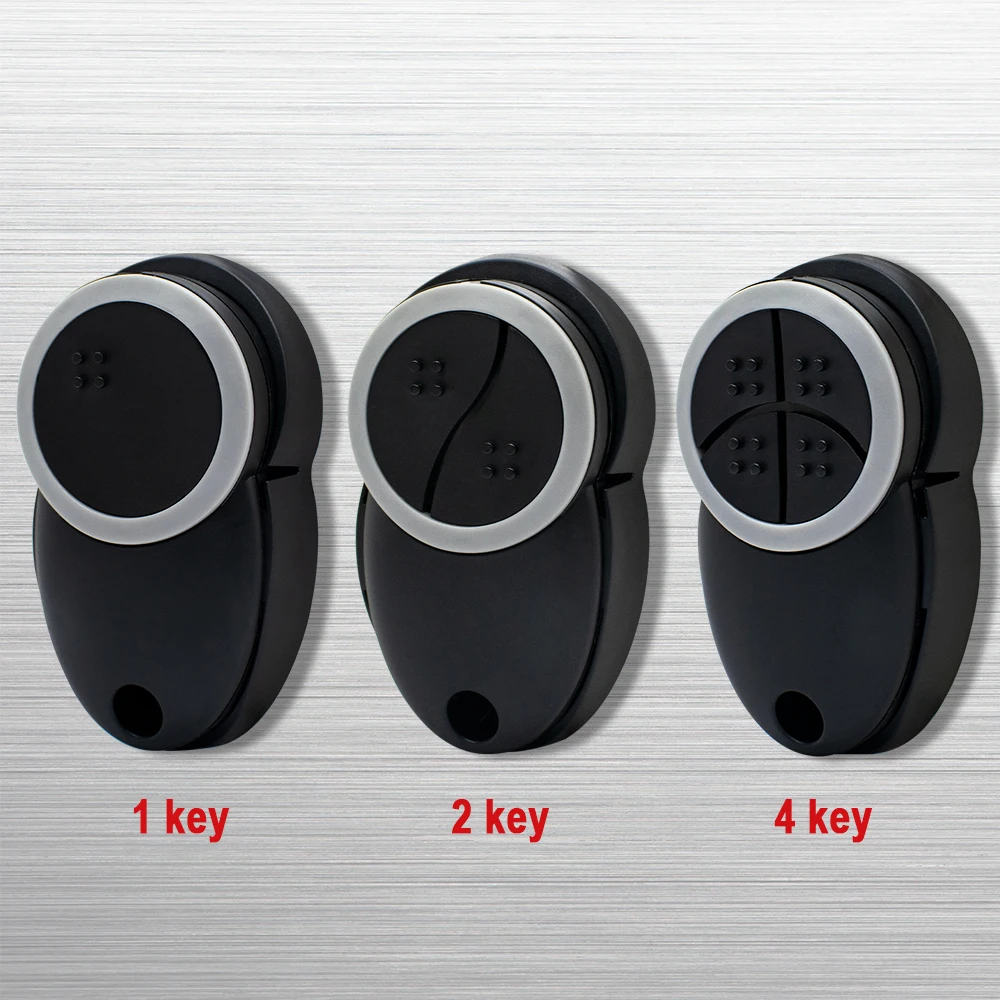 TELECO TXP-433-A01 TXP-433-A02 TXP-433-A04 Garage Door Remote Control 433.92MHz Rolling Code Transmitter Gate Keychain