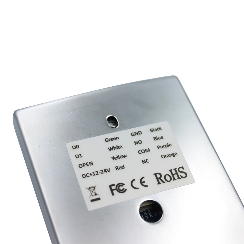 RFID Metal Access Control EM Card Reader Keypad 2000 User 125KHz Card Reader Keypad Key Fobs Standalone Door Access Controller
