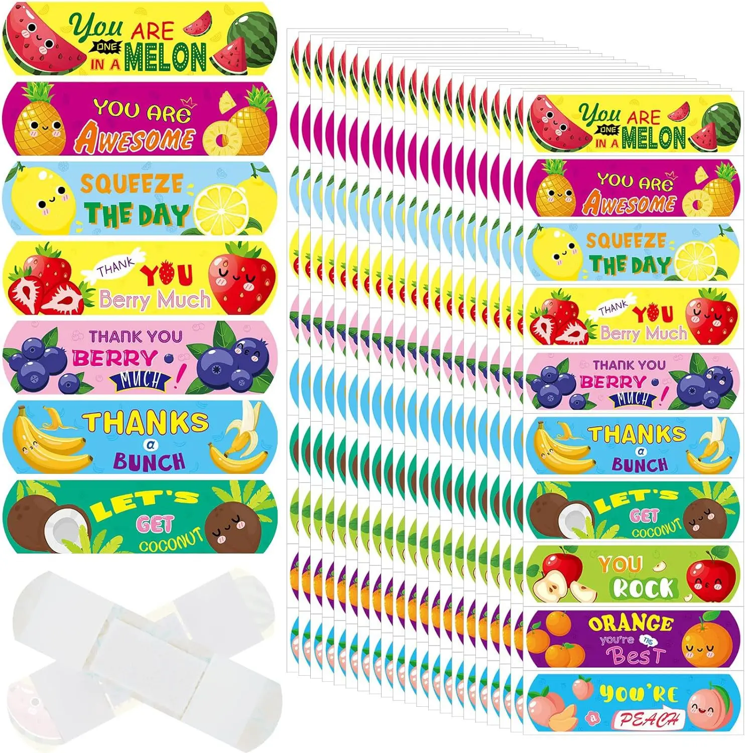 10Pcs Aesthetic Starry Sky Color Cartoon Unicorn PE Band Aid Waterproof Breathable Elastic Kid Hemostatic Bandage Dressing Patch