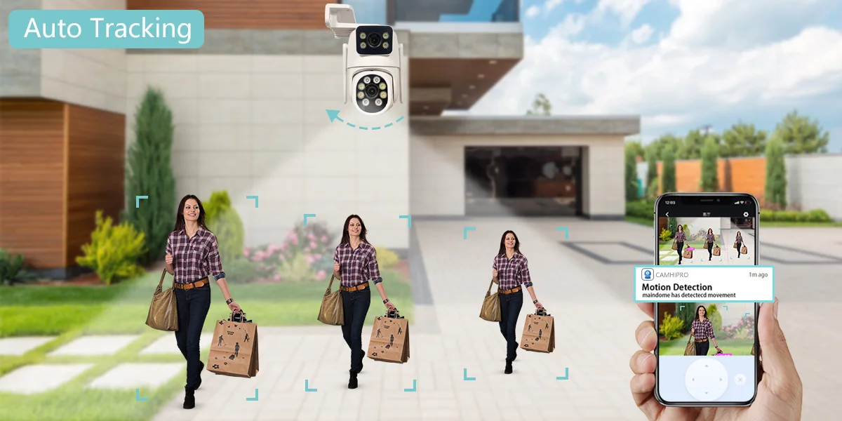 4MP WIFI IP Camera 3G 4G SIM Card PTZ 4MP Video Surveillance Cameras Outdoor Dual Lens ZOOM Alarm Color Night Camhipro App