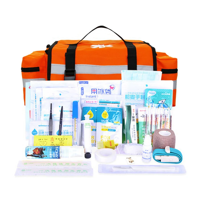 Empty First Aid Kits Medical Emergency Camping Bags Survival Kit Self Defense Complete Professional Nursing Large Set Bag