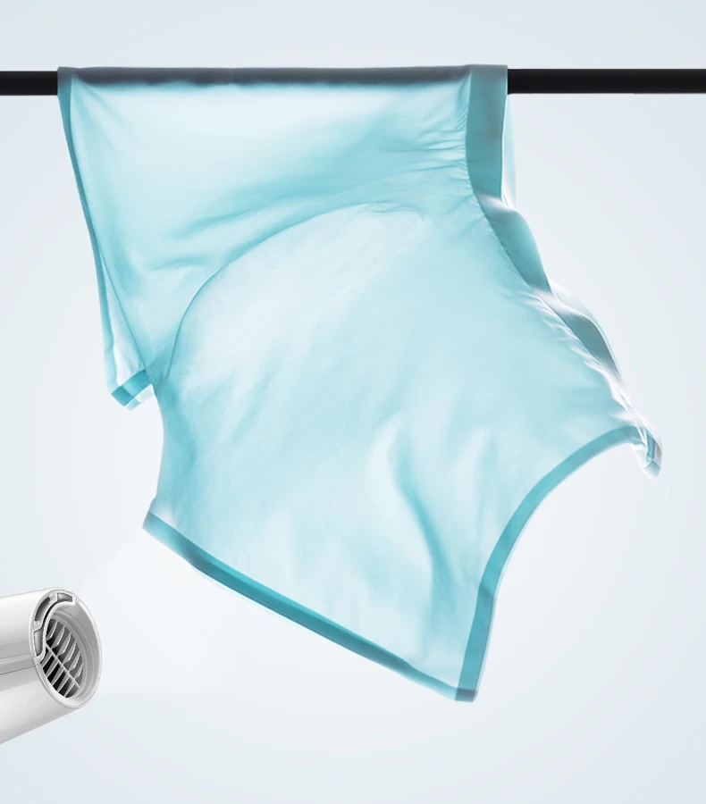 3pcs Ice Silk Men's Underwear Boxer Briefs For Men 3D Ultra Thin Comfortable Breathable QuickDrying Panties